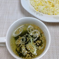 ほか弁ママ's cooksnap of when they made ごま油香る♡簡単ワカメの中華スープ.