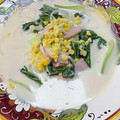 ヌーシ's cooksnap of when they made 青梗菜とハム.粒コーンの和のクリーム煮.