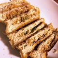 クックKC557C☆'s cooksnap of when they made ホットサンドメーカーで栃尾揚げネギ挟み焼.