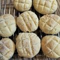 mummypig's cooksnap of when they made HMで簡単！メロンパンクッキー！.