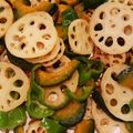 むーみっと's cooksnap of when they made かぼちゃとレンコンの炒めもの.