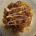 yobibaa's cooksnap of when they made オートミールでウマウマ☆ジャコお好み焼き.