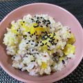 まろまろん♡'s cooksnap of when they made 安納芋でさつまいもご飯♡雑穀米もプラス.