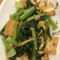 ストックポート's cooksnap of when they made 小松菜ときのこと厚揚げのピリ辛中華炒め♪.