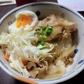 まぃoまぃ's cooksnap of when they made タレが決め手！野菜たっぷり豚丼♪.