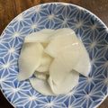 竹富島で会いましょう's cooksnap of when they made 大根の牛乳漬け.