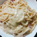 まーく71's cooksnap of when they made 簡単☆時短☆全卵牛乳カルボナーラ.