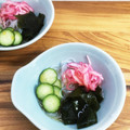 horseland's cooksnap of when they made 酢タマネギとワカメと春雨の酢の物.