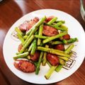 麻's cooksnap of when they made ☆アスパラとウインナーのバター炒め☆.
