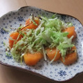 きらり流れ星's cooksnap of when they made 柿とキャベツの塩炒め.