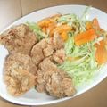 きらり流れ星's cooksnap of when they made 付け合せに。柿の甘いシャキシャキサラダ.