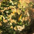 クックWDN70V☆'s cooksnap of when they made うまみじゅわ～！大根葉と油揚げの煮浸し.