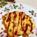 kpえもん♪'s cooksnap of when they made 乗せるだけの失敗しないオムライス.