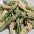 ton♪'s cooksnap of when they made アスパラとささみの味噌マヨサラダ.