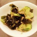 hiroroppp3's cooksnap of when they made きゅうりワカメツナの酢の物.