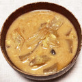わたさな2016's cooksnap of when they made 白菜 しめじ かきたま味噌汁^^.
