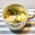 悠愛らぶ☆'s cooksnap of when they made ツナ缶と乾燥わかめのコンソメ卵スープ.