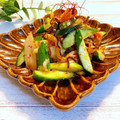 gomapon's cooksnap of when they made きゅうりとキムチの塩昆布和え.
