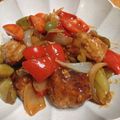 みつのぞ's cooksnap of when they made うまッ！酢豚風☆肉団子の甘酢あんかけ♪.