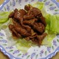 せつみか's cooksnap of when they made 食べるラー油で♪こてっちゃん風もつ炒め♡.
