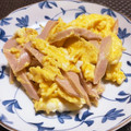 ☆あいちゃん's cooksnap of when they made お弁当にも〜『魚肉ソーセージと卵炒め』.
