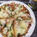 にゃんぶーー's cooksnap of when they made 簡単☆ご飯ピザ.