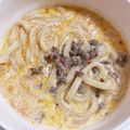 自由キッチン's cooksnap of when they made m担々麺風豆乳うどん.