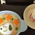 クック8YSXT8☆'s cooksnap of when they made 離乳食でスヌーピーお誕生日プレート.