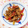 ﾁｲﾁｬﾝﾏﾏ's cooksnap of when they made じゃが芋と豚モモ肉の細切り炒め.