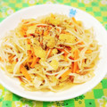 ふうはっちゃん's cooksnap of when they made ５分で簡単！もやしと油揚げの炒め物.