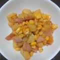 のんびりつくろう's cooksnap of when they made ポテトとコーンのホットサラダ☆バター醤油.