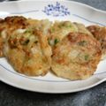 卯月のうさぎ２０１４'s cooksnap of when they made 山芋と納豆のカリッもちっシャキっなおやき.