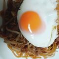 まーく71's cooksnap of when they made 肉もやし焼きそば。.