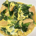 そらいろ猫's cooksnap of when they made ほうれん草と麩の卵とじ♪美味しいお出汁♪.