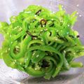 こうめきち's cooksnap of when they made 簡単☆無限ピーマン(塩昆布).