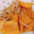 クックS5N2AF☆'s cooksnap of when they made 豚バラ肉とパプリカともやしと椎茸の炒め物.