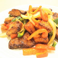 イエローバード's cooksnap of when they made コクうま♪鮭の唐揚げとピーマンの照り焼き.
