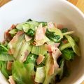 ミルミルNZ's cooksnap of when they made レタスとハムの炒め物.