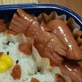 ゆうごママ☆'s cooksnap of when they made お弁当に☆カニさんウィンナー.