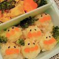 mutsu＊'s cooksnap of when they made キャラ弁＊アンパンマン＊こにぎり弁当.