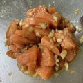 P氏＊'s cooksnap of when they made ★コストコの生サーモンで満腹ポキ丼★.