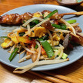machinachi's cooksnap of when they made ダイエットにも♪トマトと卵のもやし炒め.