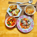 komutatata's cooksnap of when they made 時短＊簡単＊サバ缶とトマトのにんにく炒め.