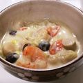 米の華's cooksnap of when they made 白菜と海老のベーコンクリームシチュー♡.
