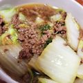 たぬきちまる☆彡's cooksnap of when they made 簡単節約！豚ミンチと白菜のとろとろ丼♡.