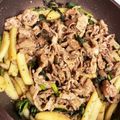 ぱくもぐ。's cooksnap of when they made 妊娠、授乳に！豚肉と小松菜のごまだれ炒め.
