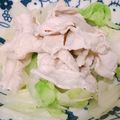 とうもろこしごはん's cooksnap of when they made 豚しゃぶの甘醤油和え　キャベツとともに♡.