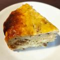 moeoke's cooksnap of when they made 卵1個☆簡単チーズケーキ☆生クリ小麦なし.