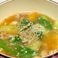 ☆megunyan☆'s cooksnap of when they made ニラと卵のコクうまピリ辛スープ.