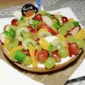 フリフリmama。's cooksnap of when they made 簡単レアチーズタルト フルーツ乗せ.